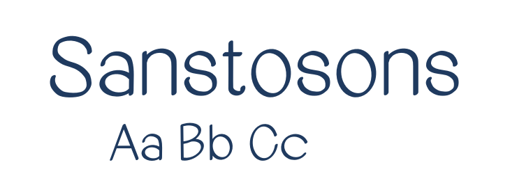 Sanstosons Font Preview