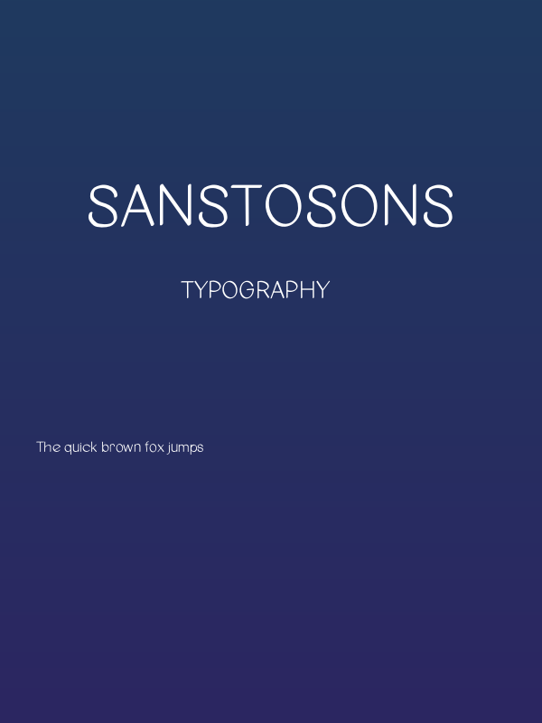 Sanstosons Poster