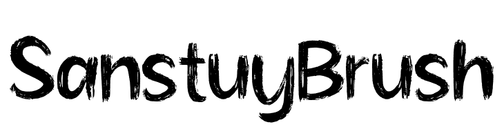 SanstuyBrush  Descarca Fonturi Gratis