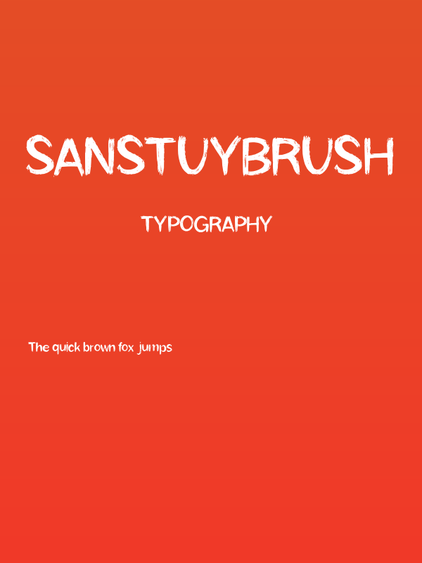SanstuyBrush Poster