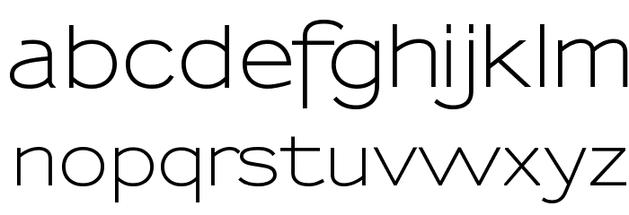 Sansumi-DemiBold Font LOWERCASE