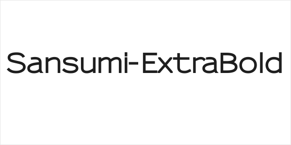 Sansumi-ExtraBold Logo