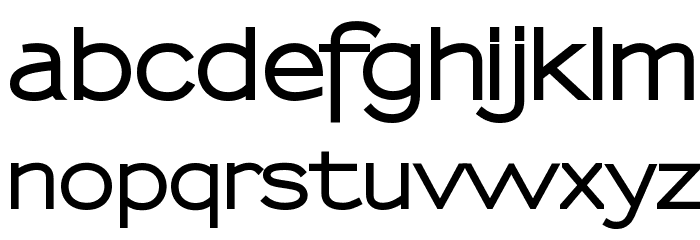 Sansumi-ExtraBold Font LOWERCASE