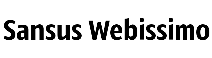 Sansus Webissimo Caratteri