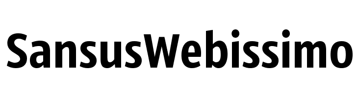 SansusWebissimo Font