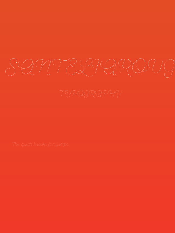 SantEliaRough-LineThr Poster