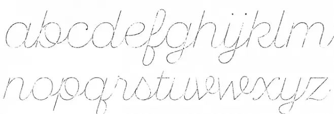 SantEliaRough-LineThr Fonte MINÚSCULAS
