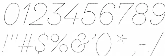 SantEliaRough-LineTwo Font OTHER CHARS