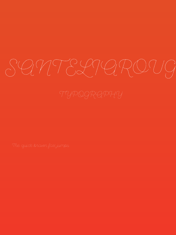 SantEliaRough-Line Poster