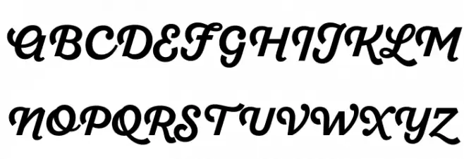 SantEliaScript-BoldDMO Schriftart Groß
