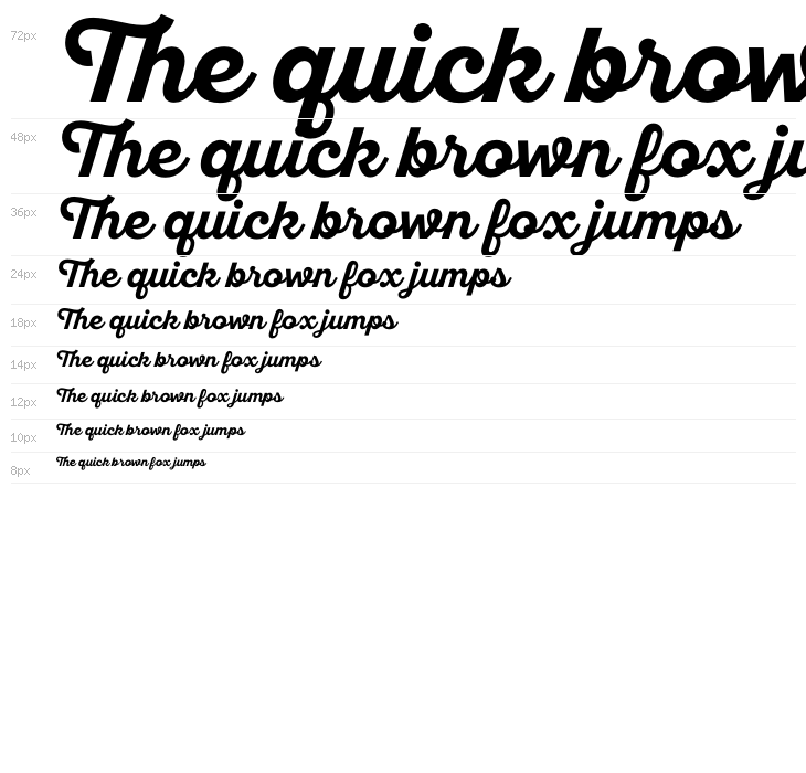 SantEliaScript-BoldDMO Waterfall