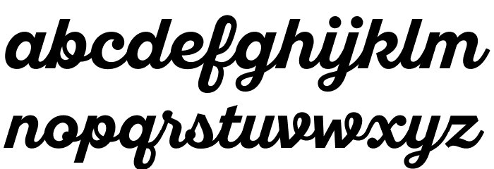 SantEliaScript-BoldDMO Font LOWERCASE