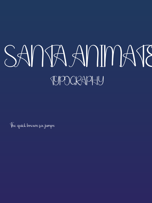 Santa Animate Poster