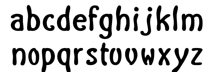 Santa Barbara Streets Font LOWERCASE