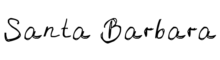 Santa Barbara  免费字体下载