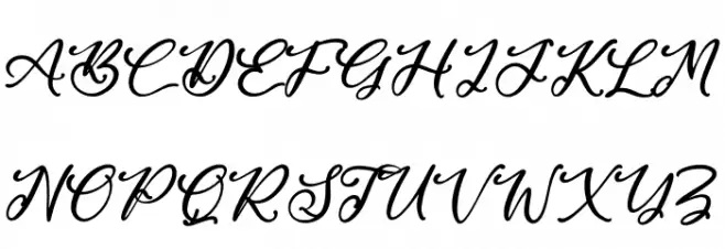 Santa Beast Font UPPERCASE