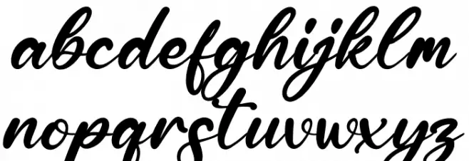 Santa Beast Font LOWERCASE