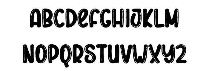 Santa Cathouse Font UPPERCASE