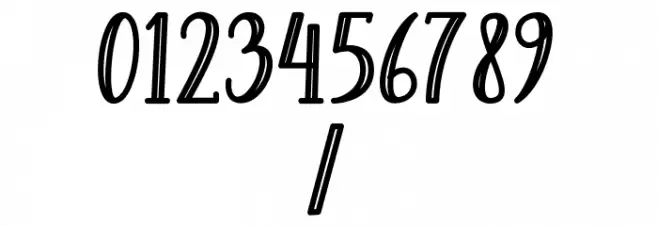 Santa Chrismast Display Font OTHER CHARS