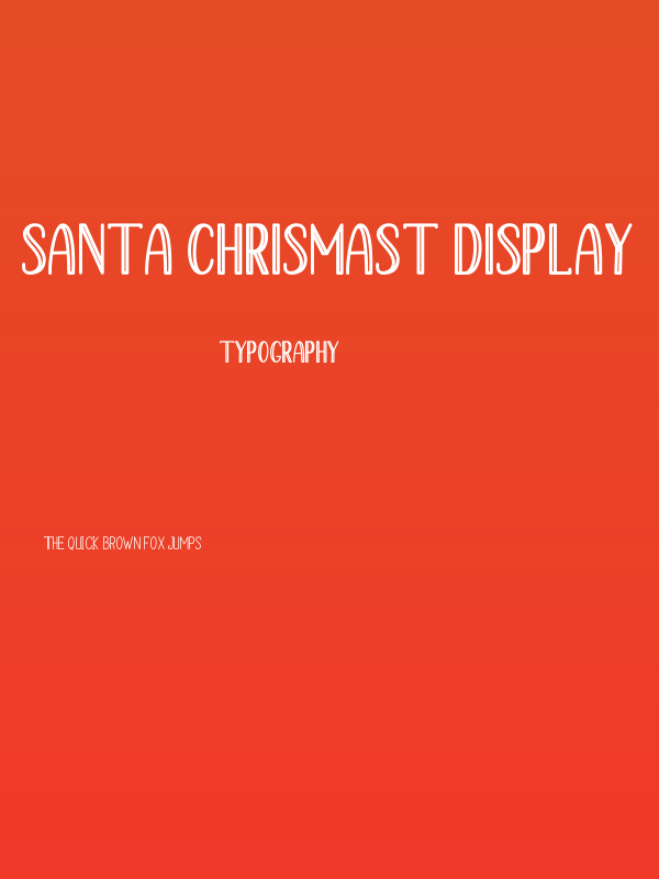 Santa Chrismast Display Poster