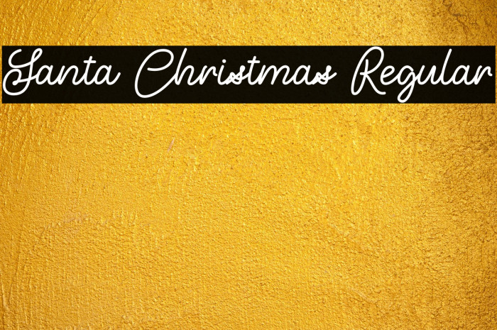 Santa Christmas Regular Example 1