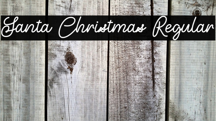 Santa Christmas Regular Example 2
