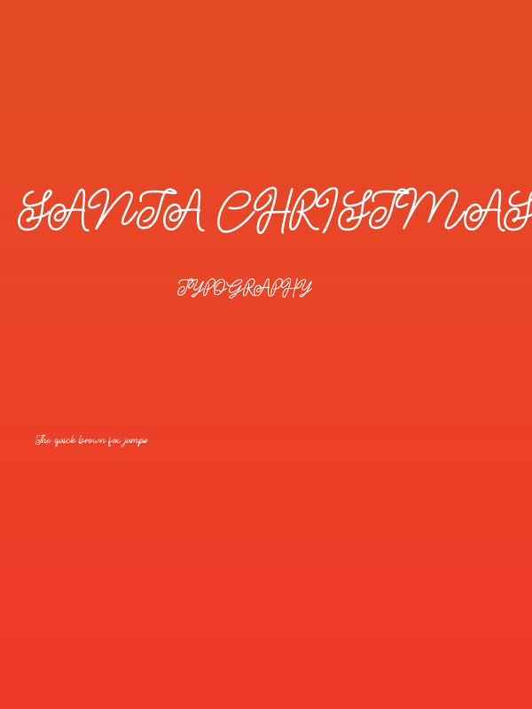 Santa Christmas Regular Poster