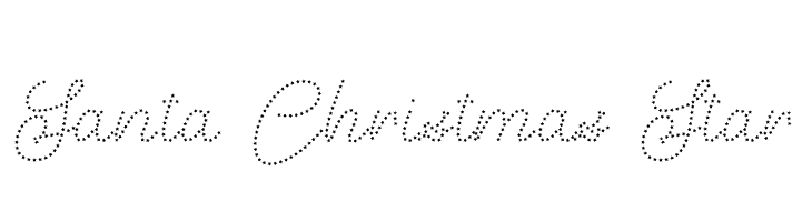 Santa Christmas Star  font caratteri gratis