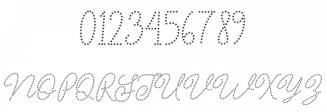 Santa Christmas Star Font OTHER CHARS