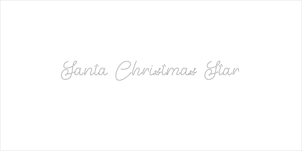 Santa Christmas Star Logo