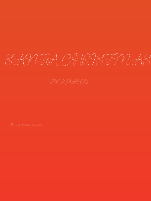 Santa Christmas Star Poster