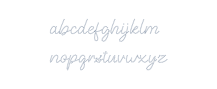 Santa Christmas Star Lowercase