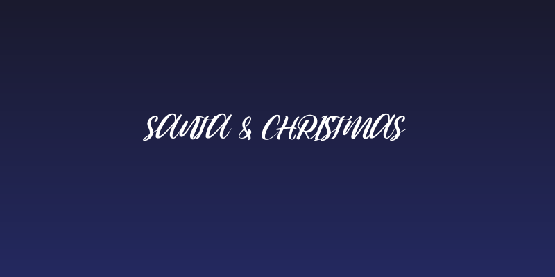 Santa & Christmas Social Header