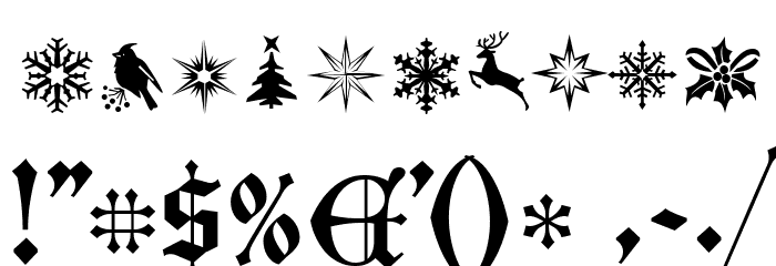 Santa Claus PERSONAL USE ONLY Font OTHER CHARS