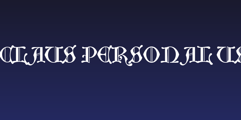 Santa Claus PERSONAL USE ONLY Social Header