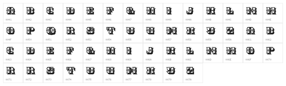 Santa Claus Standard Regular Character Map