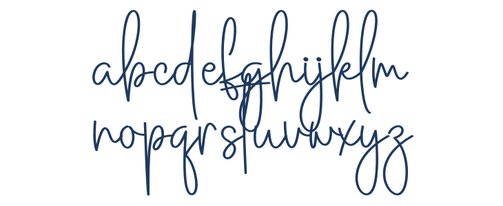 Santa Coming Lowercase