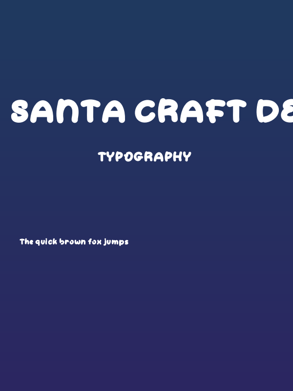 Santa Craft Demo Poster