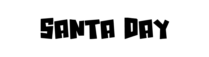 Santa Day  フリーフォントのダウンロード