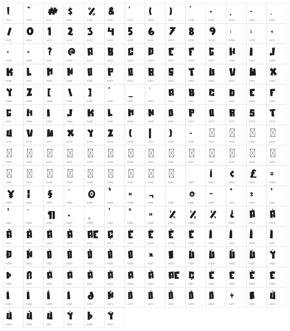 Santa Day Character Map