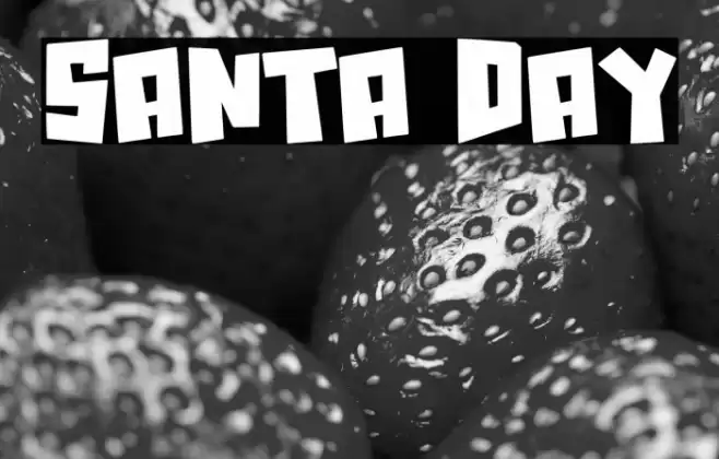 Santa Day Font examples