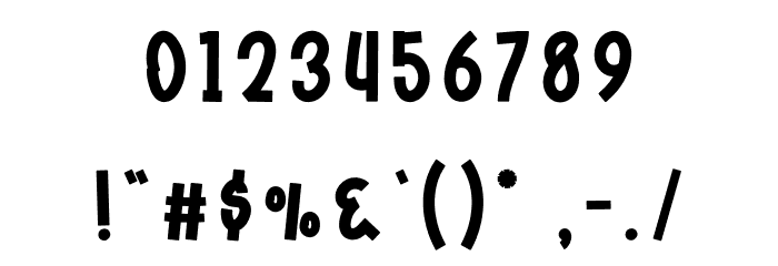 Santa December Font OTHER CHARS