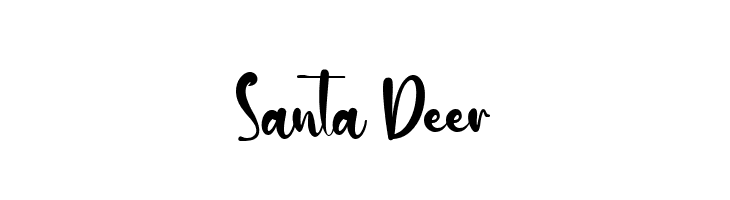 Santa Deer  免费字体下载