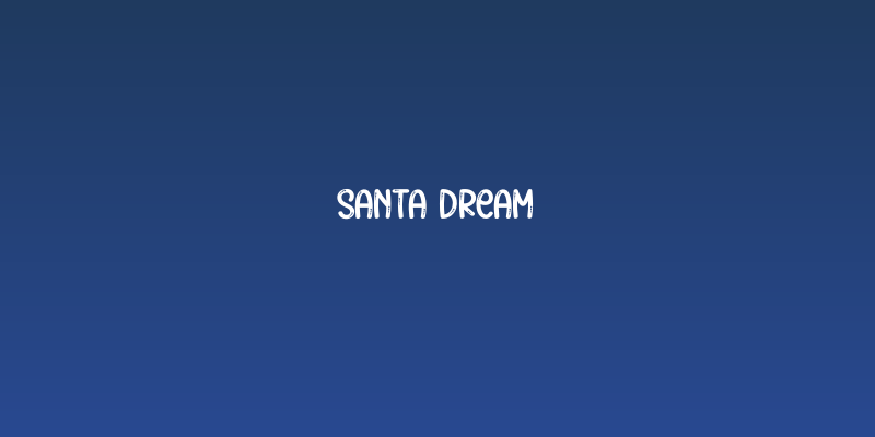 Santa Dream Social Header