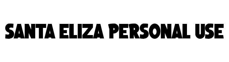 Santa Eliza Personal Use  Free Fonts Download