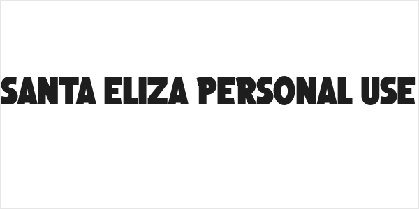 Santa Eliza Personal Use Logo