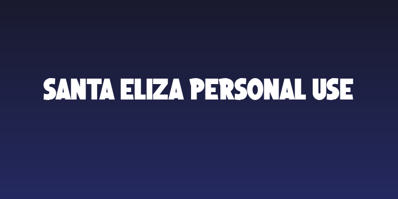 Santa Eliza Personal Use Social Header