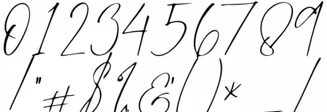 Santa Fe Spring - Personal Use Font OTHER CHARS