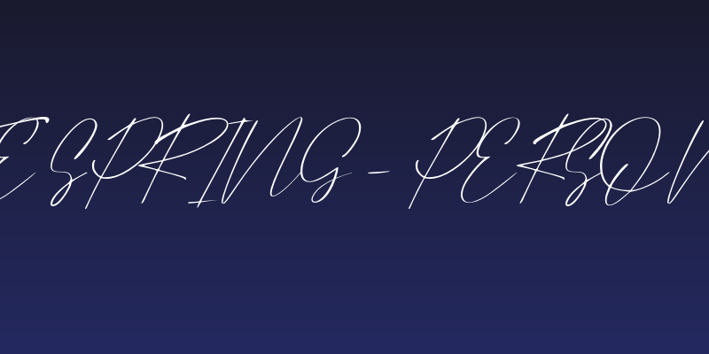 Santa Fe Spring - Personal Use Social Header