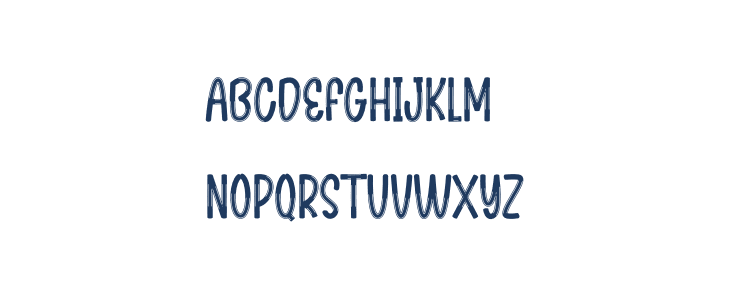 Santa Fishing Lowercase